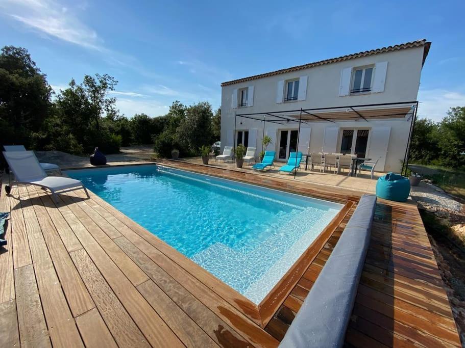 Villa Piscine - Gorges Du Verdon, Lac De Sainte-Croix Regusse Luaran gambar
